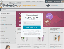Tablet Screenshot of kukacka.cz